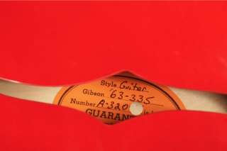 2012 GIBSON ES 335 BLOCK 1963 HISTORIC NASHVILLE CUSTOM SHOP ~ CHERRY 