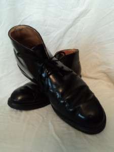 Vintage Mens RED WING chukka boots black 10 B  