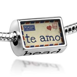 Love You Spanish Love Letter from Spain   Pandora Charm & Bracelet 