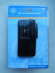 GE MICROCASSETTE RECORDER 5 5371 Hi Lo Microphone Sensitivity NIB 