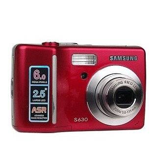 Samsung S630 6MP 3x Optical/5x Digital Zoom Camera (Red) by Samsung