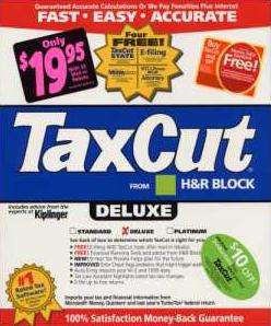 TaxCut 2002 Deluxe PC CD for amending older federal financial income 