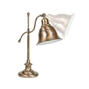   OTT LITE Lantana Antique Brass Adjustable Desk Lamp