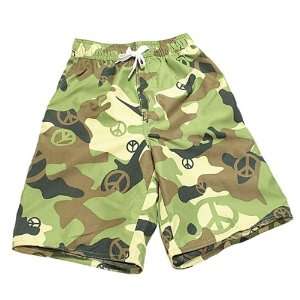  Wes and Willy   Camo Swim Trunks Baby