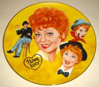Love Lucy LUCILLE BALL TRIBUTE Plate By Mike Hagel  
