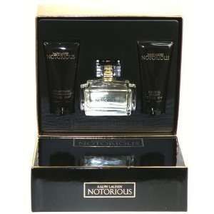  Notorious By Ralph Lauren Gift Set for Women Includes 1.7 