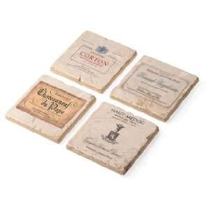   Marble French Wine Coaster Set by Studio Vertu