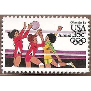   US Air Mail 1984 Olympic Games Womens Volley Ball Scott C111 MNHVF