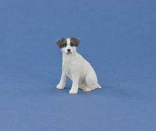 Dollhouse Miniature Jack Russell Terrier Dog #DP63A  
