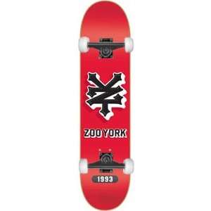 Zoo York Crackerjack Complete Skateboard   8.12 Red w/Essential Trucks