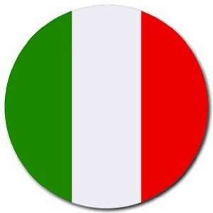  Italy Flag Round Mouse Pad