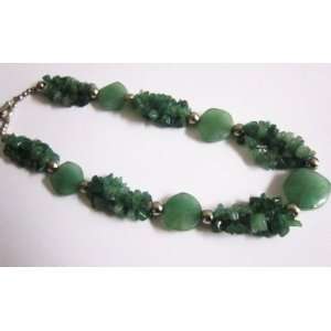  Jade Semiprecious Stone Necklace 