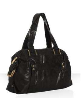 Kooba black leather Samantha shoulder bag  