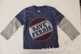   FERRIS Ferris Buellers Day Off Movie Long Sleeved Tee T Shirt  