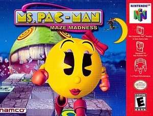 Ms. Pac Man Maze Madness Nintendo 64, 2000 722674021005  