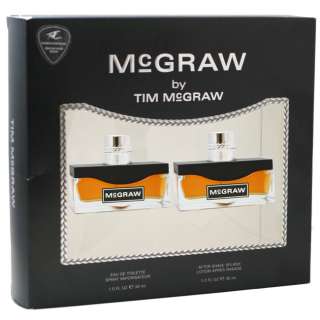   MCGRAW Cologne for Men by Tim McGraw EDT Spray + Aftershave GIFT SET