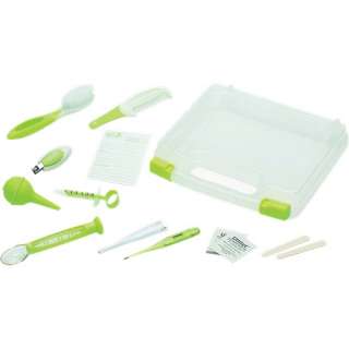   case, comb, nail clippers, nasal aspirator, digital thermometer & more