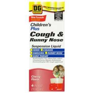  DG Health Childrens Plus Cough & Runny Nose   Cherry 