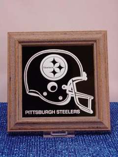 NFL Pittsburgh Steelers Football Team Helmet Mirror Art  