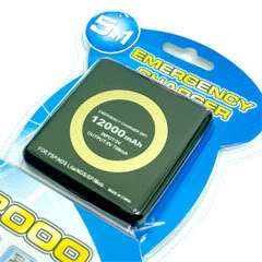 Emergency Battery Charger PSP Nintendo DS Lite 12000mAh  