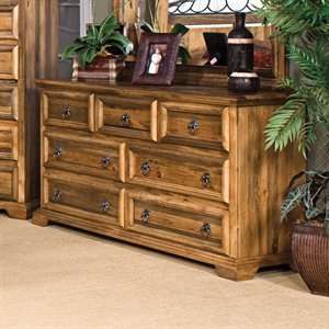  Kush Furniture Big Sur Dresser in Pine Finish Furniture & Decor