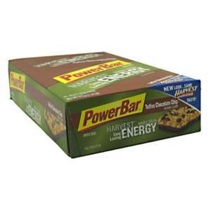 PowerBar Whole Grain Nutrition Bar Toffee Chocolate Chi  