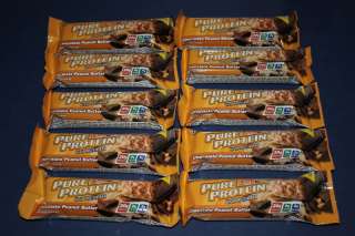 30 HIGH PURE PROTEIN BARS CHOCOLATE PEANUT BUTTER   NEW  