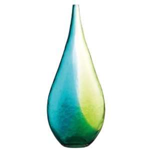  Large Green Aqua Teardrop Vase Glass by Midwest CBK