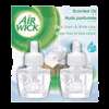 AIR WICK Scented Oil Twin Refill Cool Linen & White Lilac