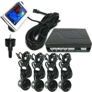 Dual CPU Car Parking Sensor System with LCD Monitor and Step up Alarm 