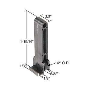   CRL 1/2 Nylon Sliding Window Roller 1/8 Guide Leg