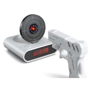   Target Shooting Alarm Clock,gun Shooting Alarm Clock