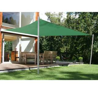 New Square Sun Shade Sail Canopy Outdoor Patio Multi Color/Size Green 