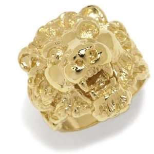   Ring in Yellow 18 karat Gold, form Lion, weight 25.7 grams Jewelry