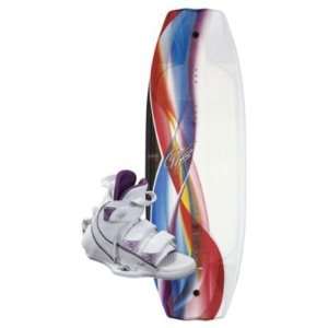  CWB Board Co. Lotus Wakeboard for Girls with Sage Bindings 