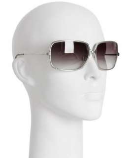 Oliver Peoples silver metal Nora rectangular sunglasses   up 