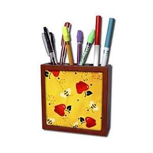   Apple A Day   Tile Pen Holders 5 inch tile pen holder