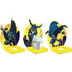 Batman Birthday Party Supplies ~ (6) CUPCAKE HOLDERS 726528244787 