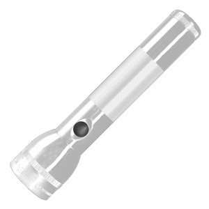 Maglite 2 Cell D Silver LED Flashlight