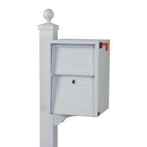  The Delivery Vault Junior Mailbox and Side Mount In Ground 