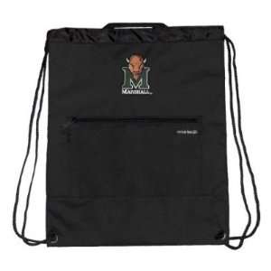  Marshall University Logo Embroidered Cinch Backpack 