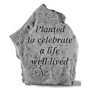 Planted To Celebrate A Life Memorial Stone Patio, Lawn & Garden