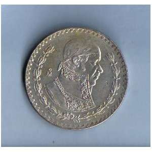    1959 Jose Morelos y Pavon Mexican One Peso, KM#459 