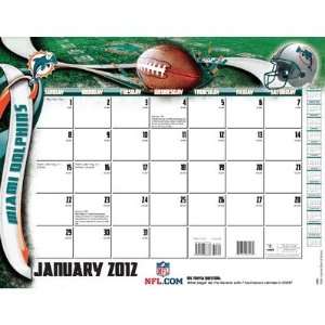  NFL Miami Dolphins 2012 Desk Calendar
