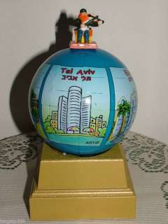 ISRAEL SOUVENIR Musical light piggy bank SITES BALL  