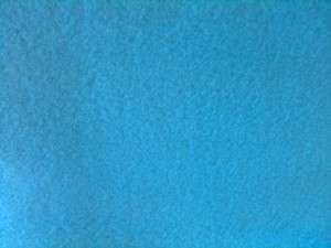 Solid aquamarine fleece BTY  soft, anti pill fabric  