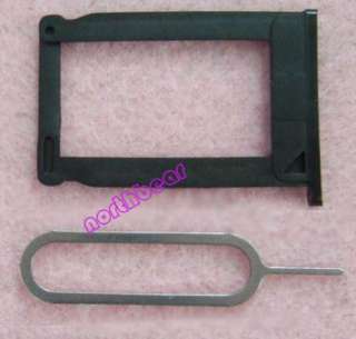LOT 10 Black Sim Card Tray Holder+Eject Pin for IPhone 3G 3GS  