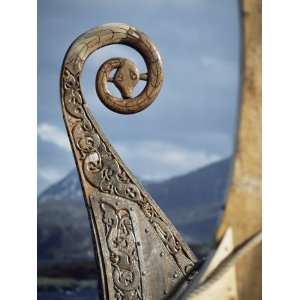  Detail of the Replica of a 9th Century Ad Viking Ship 