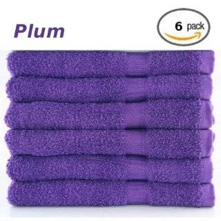 Cotton Bath Towels 100% Cotton, Soft and Absorbent   Plum