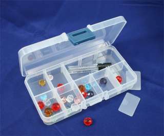 Storage Box 10 Compartment Portable Plastic Tool Case  